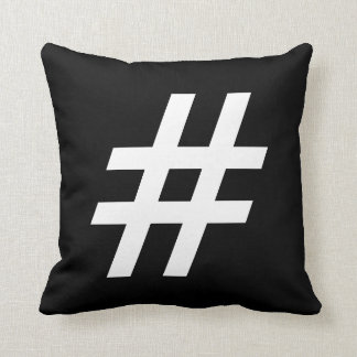 Coussin Hashtag