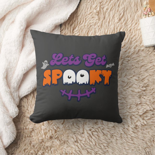 Coussin Hauntings d'Halloween Enchantés Soyons Éffrayants (Couverture)