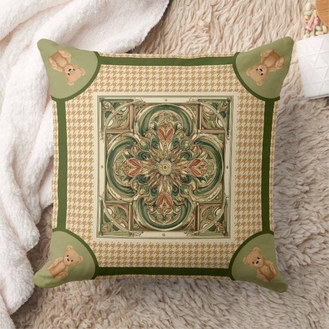 Coussin Haut Damier Chien (Couverture)