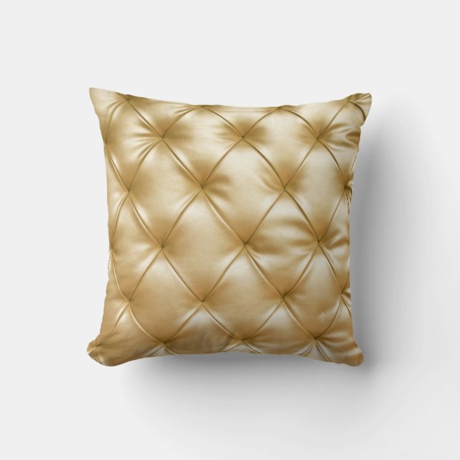 Coussin Haut de gamme canapé de luxe cuir motif backgro (Recto)
