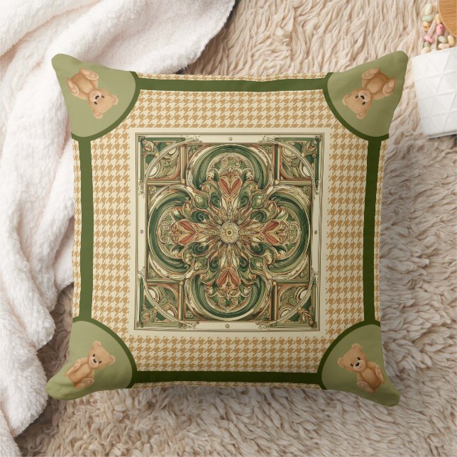 Coussin Haut Houndstooth, (Couverture)