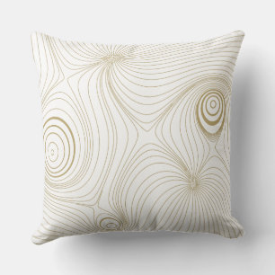 Coussin Haut Topographique Psychedelique en Ligne Moderne 