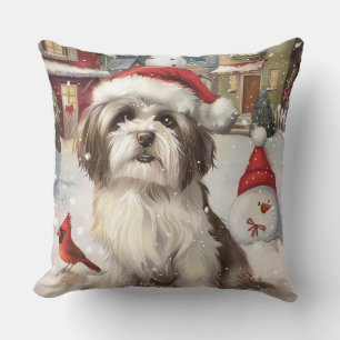 Coussin Havanais Winter Wonderland Noël Joie