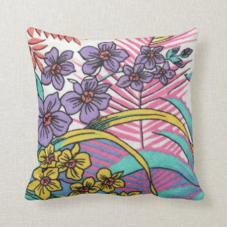 Coussin hawaïen de fleurs