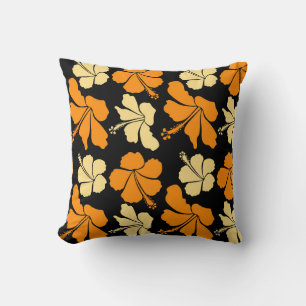 Coussin Hawaii tropical naturel floral sans couture motif