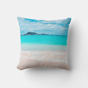 Coussin Hawaii Tropical Turquoise Ocean Sandy Beach Photo