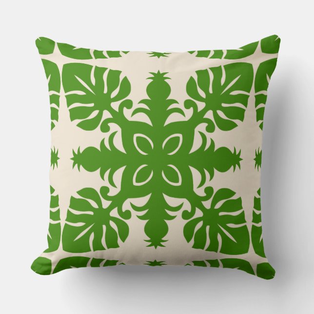 COUSSIN HAWAIIAN QUILT TRÈS MODERNE - ananas (Recto)