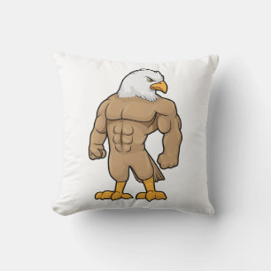 Coussin Hawk en Bodybuilder avec six pack