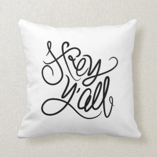 Coussin Hé carreau du sud décontracté de salutation de