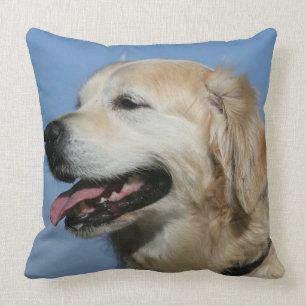 Coussin Headshot 4 de golden retriever