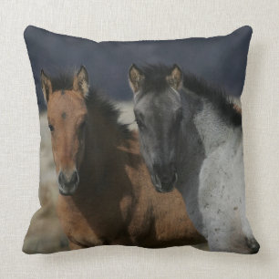 Coussin Headshot de poulain de mustang