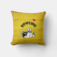 Hearling Bowling - B&W Bowling Pins and Ball