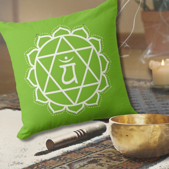 Coussin Heart Chakra | Anahata | Méditation verte (Créateur téléchargé)