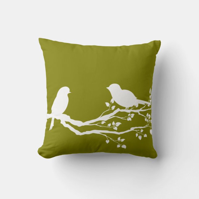 Coussin Heart Gold Beau arbre (Recto)