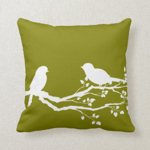 Coussin Heart Gold Beau arbre