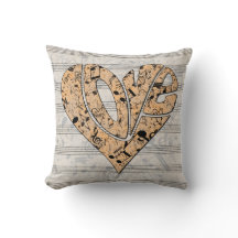 Heart-Shaped Love Typography with Musical Notes