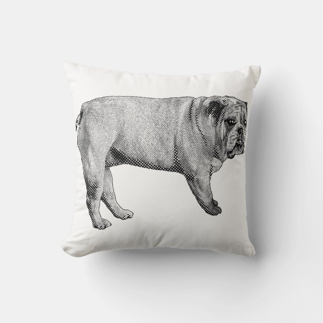 Coussin Hearthside Bulldog (Recto)