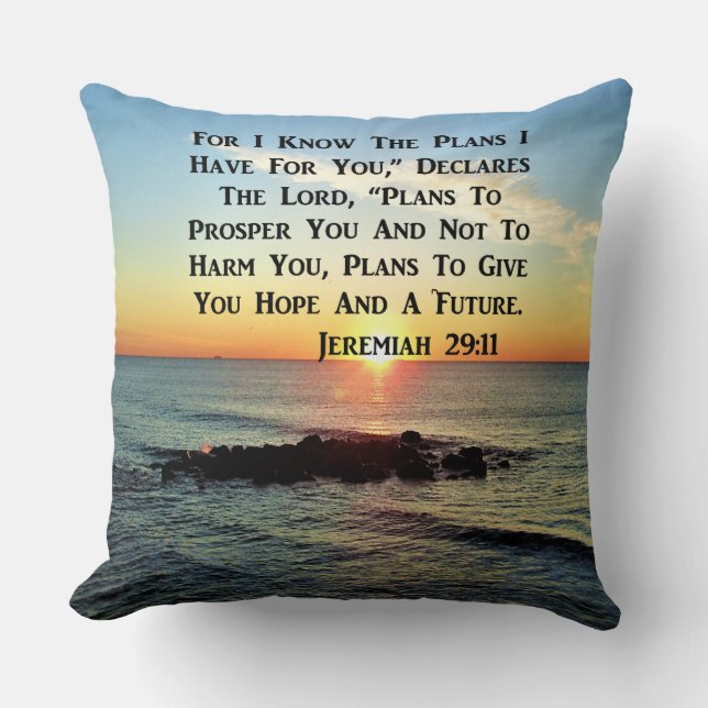 COUSSIN HEAVENLY SUNRISE JEREMIAH 20:11 VERSE (Recto)