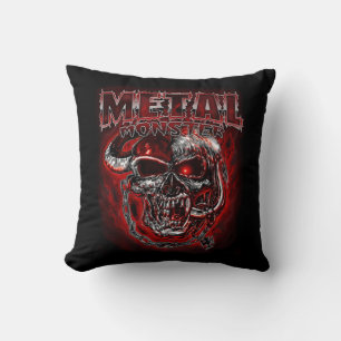 Coussin Heavy metal Monster