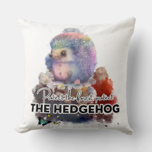 Coussin Hedgehog, gardien forestier