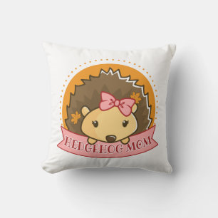 Coussin Hedgehog Mom