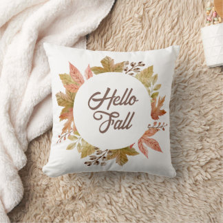 Coussin Hello Fall Autumn Country Farmhouse