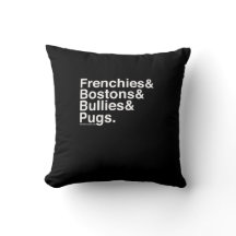 Coussin helvetica de chiens