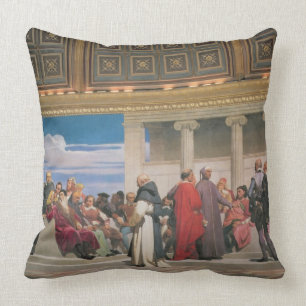 Coussin Hémicycle : Artistes de tous les âges, détail d