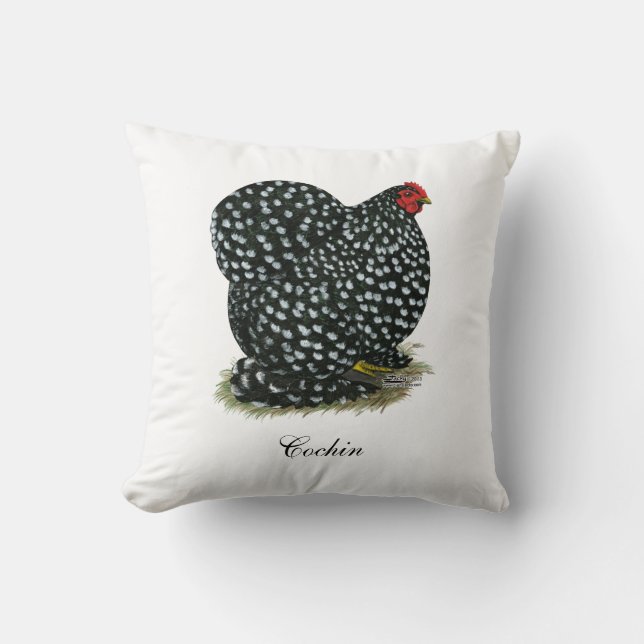Coussin Hen Cochin Bouché (Recto)