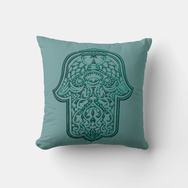 Coussin Henna Hand of Hamsa (Recto)