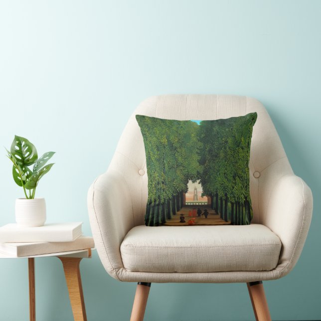 Coussin Henri Rousseau, Allée dans le parc à Saint-Cloud (Chaise)