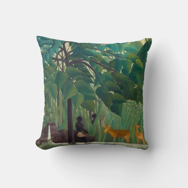 Coussin Henri Rousseau - La cascade (Recto)