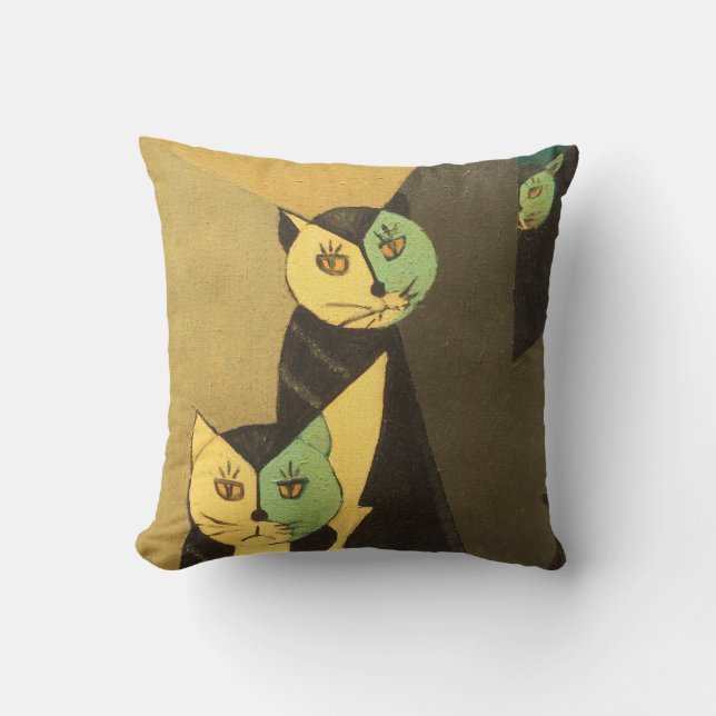 Coussin Hep Cats (Recto)