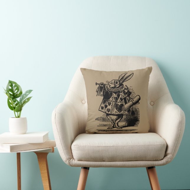 Coussin Héraut du lapin blanc d'Alice au pays des merveill (Chaise)