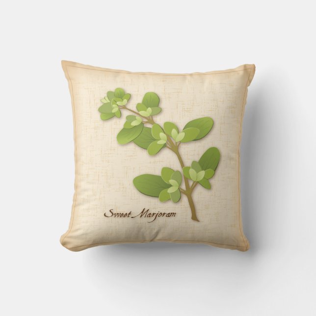 Coussin Herb de Sweet Marjoram (Recto)