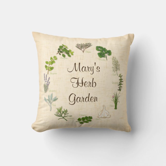 Coussin Herb Garden Dreams (Recto)