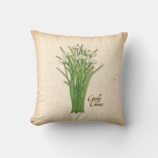 Coussin Herbe Garlic Chives (Recto)