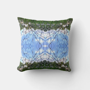 Coussin Herbe verte ciel bleu