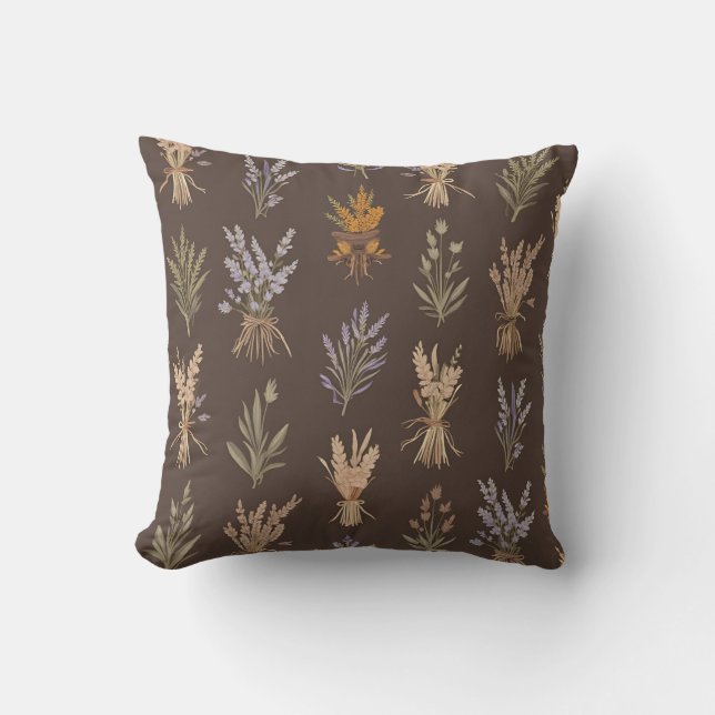 Coussin Herbes d'automne, auteur Natasha Us (Recto)