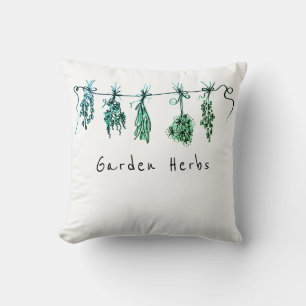 Coussin Herbes du jardin