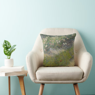 Coussin Herbes et papillons par Vincent van Gogh