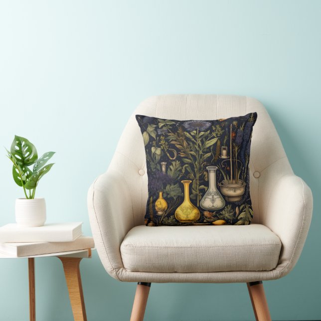 Coussin Herbes Magiques d'Alchimie (Chaise)