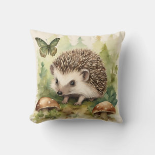 Coussin Hérisson de forêt Neutre Sexe Personnalisé