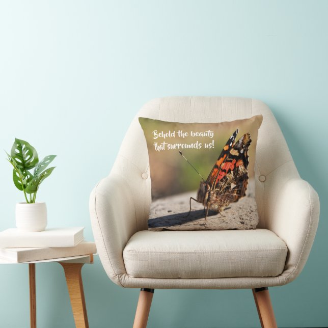 Coussin Hermosa mariposa (Chaise)