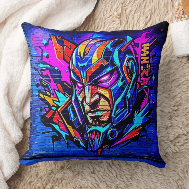 Coussin Hero Graffiti Burn (Couverture)