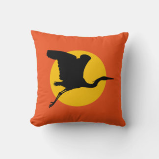 Coussin Héron en vol
