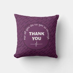 COUSSIN HÉROS DE SANTÉ DE MERCI PERSONNALISÉS