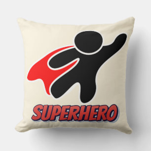 Coussin Héros volant - Auteur de bande dessinée audacieuse