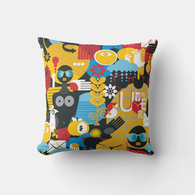 Coussin Heure d'été (Recto)