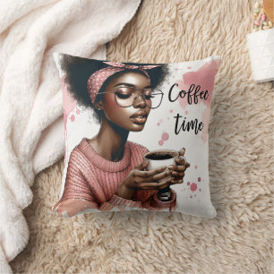 Coussin Heure du café